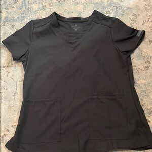 Med Couture Charcoal V-Neck/Jogger Scrub Set